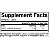 Biotin 1000 mcg - 90 capsules